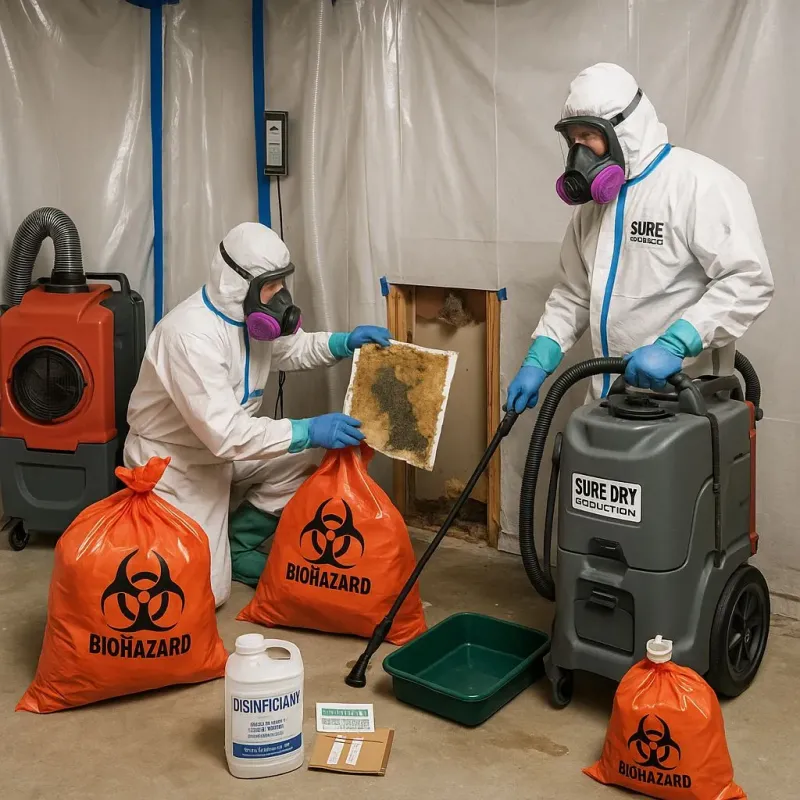 Contaminated Water Handling Protocols process in Lacy-Lakeview, TX