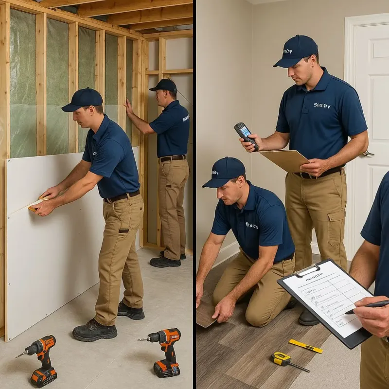 Repairs and Reconstruction process in Lacy-Lakeview, TX